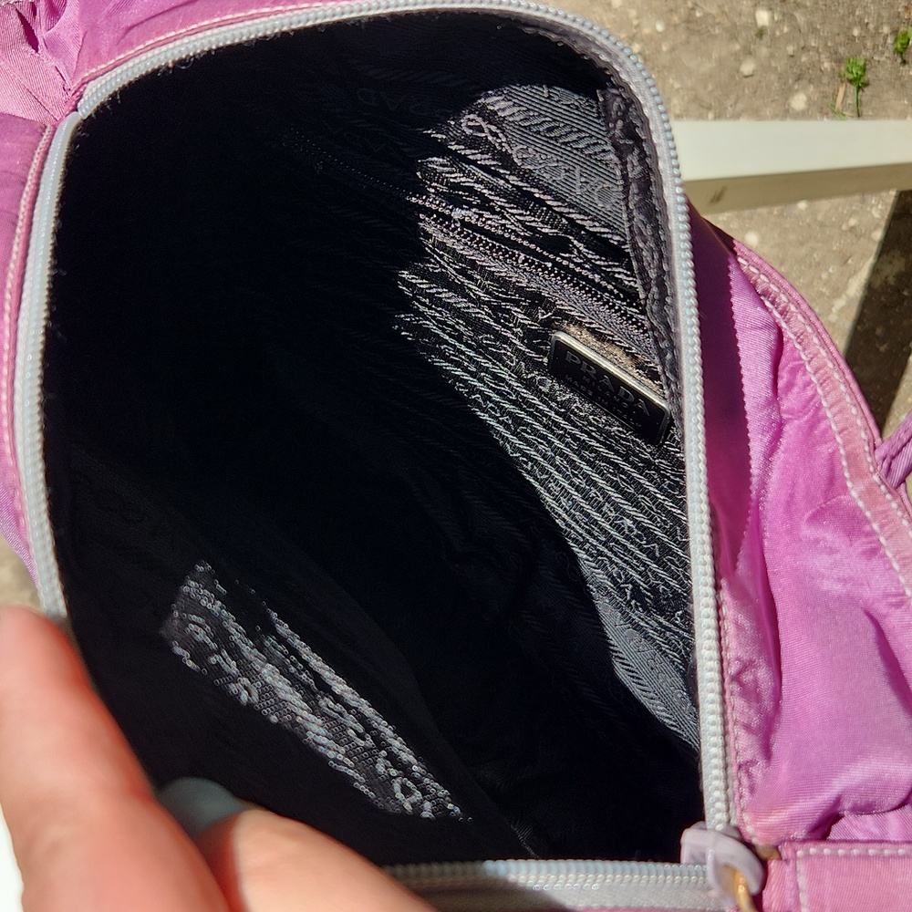 Prada Nylon Tote - re-dyed Purple/deep lavender - Picture 11 of 14